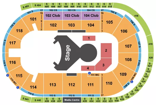 CIRQUE DU SOLEIL OVO Seating Map Seating Chart