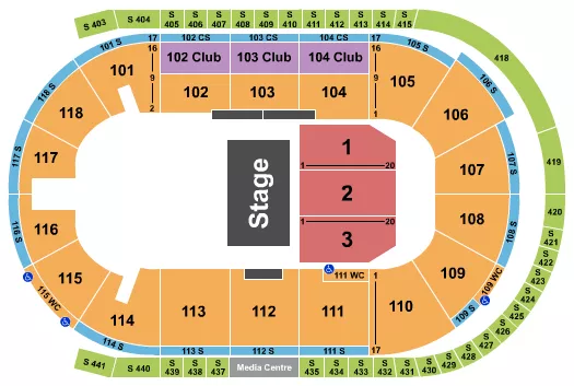 HALF HOUSE 4 Seating Map Seating Chart