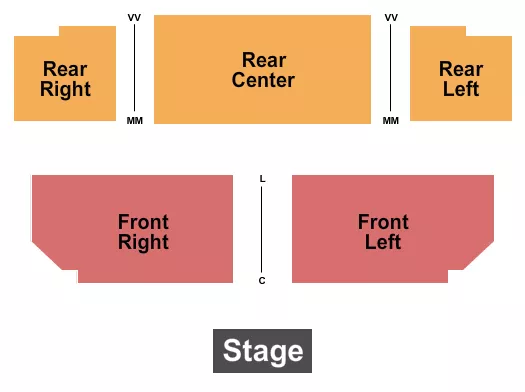 ENDSTAGE Seating Map Seating Chart