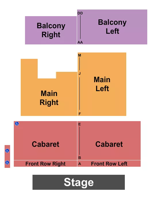 ENDSTAGE ML Seating Map Seating Chart