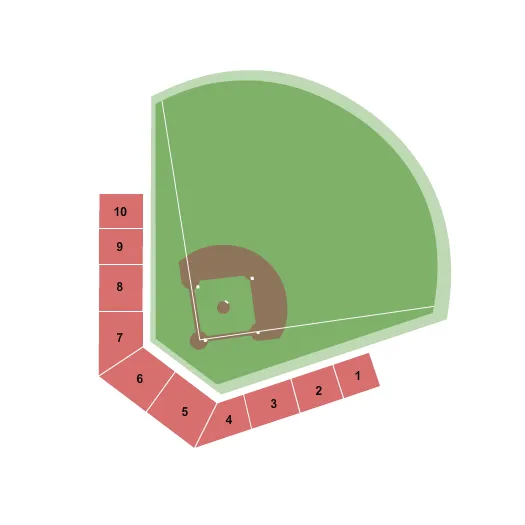 BASEBALL Seating Map Seating Chart