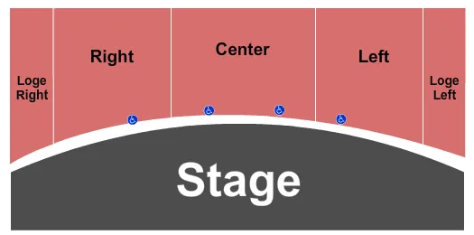 ENDSTAGE Seating Map Seating Chart