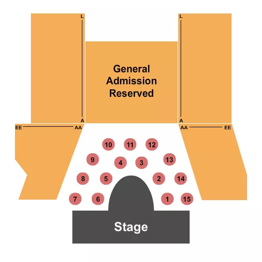 TABLES Seating Map Seating Chart