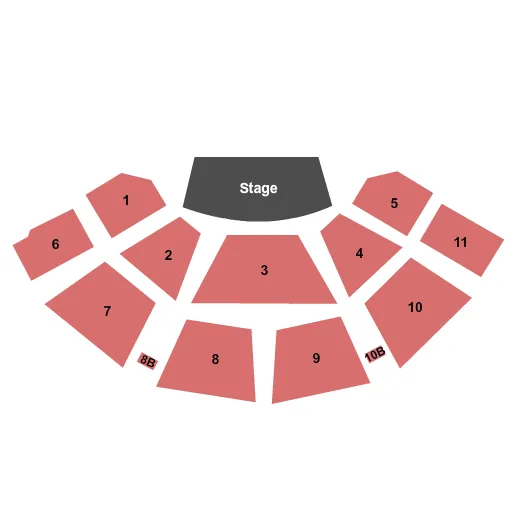ENDSTAGE Seating Map Seating Chart