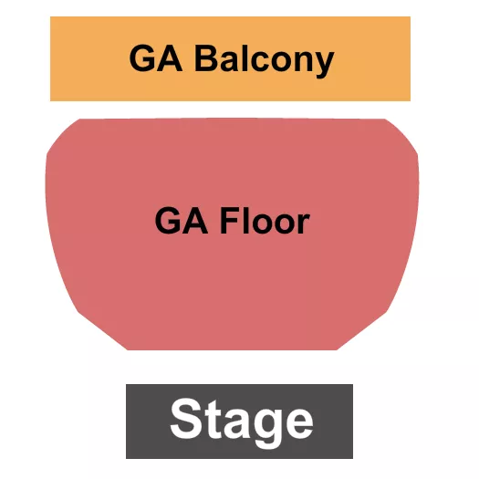 THE LINCOLN THEATRE RALEIGH GA FLOOR GA BALCONY Seating Map Seating Chart