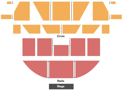 END STAGE Seating Map Seating Chart