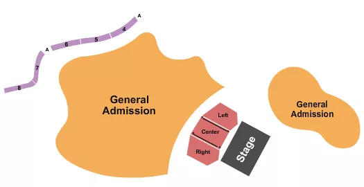 GA RESERVED Seating Map Seating Chart