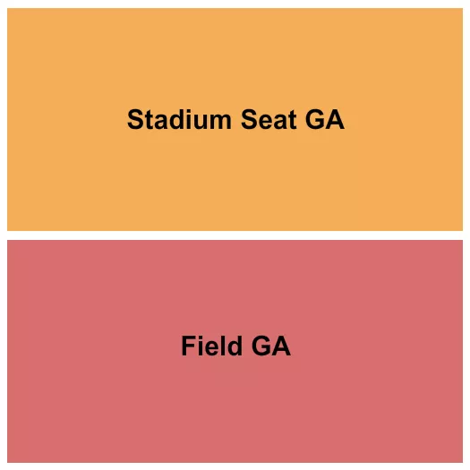 GA FIELD STADIUM SEAT Seating Map Seating Chart