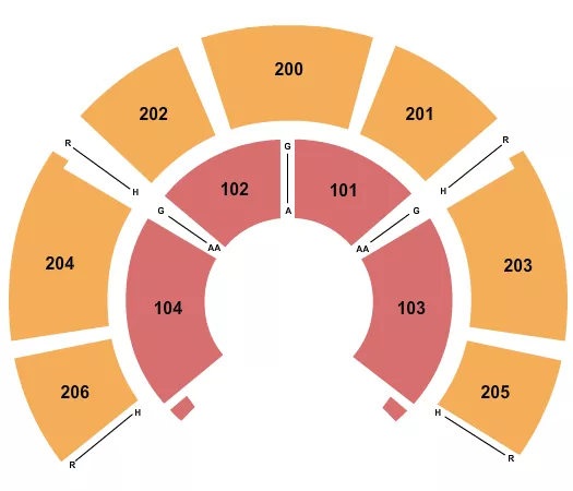 CIRQUE DU SOLEIL Seating Map Seating Chart