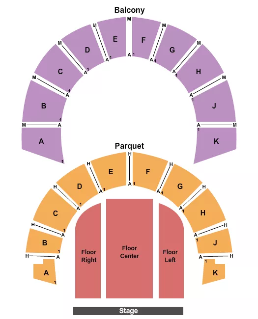 ENDSTAGE 3 Seating Map Seating Chart