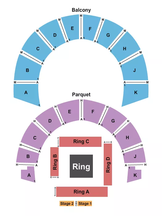 NXT Seating Map Seating Chart
