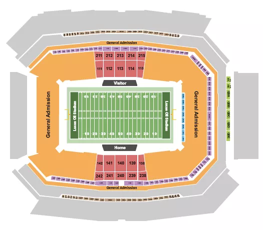 CIRCLE CITY CLASSIC Seating Map Seating Chart