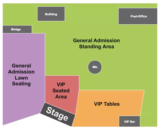 GA VIP 2 Seating Map Seating Chart