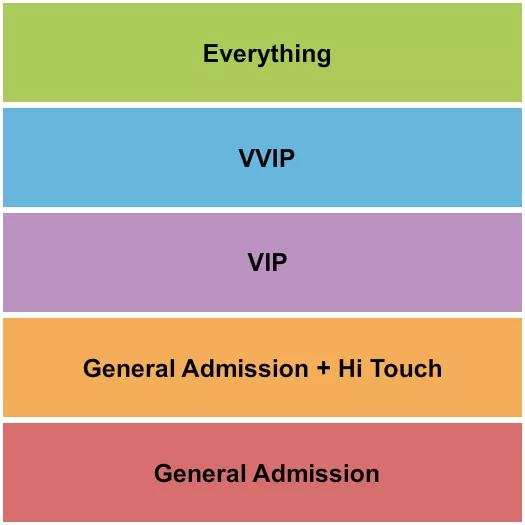 GA VIP EVERYTHING Seating Map Seating Chart