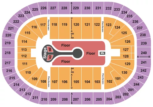 BENSON BOONE Seating Map Seating Chart