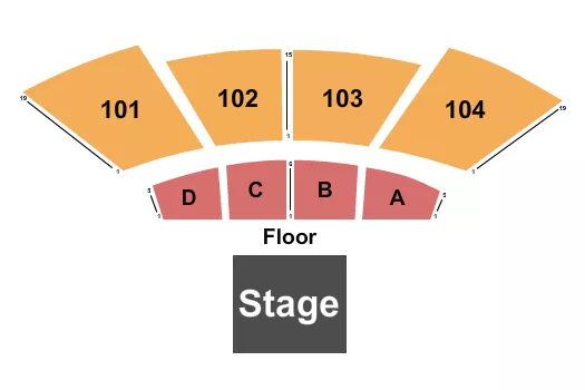 MABEE CENTER OK ENDSTAGE 3 Seating Map Seating Chart