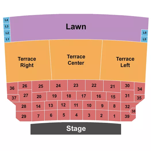 ENDSTAGE 2 Seating Map Seating Chart