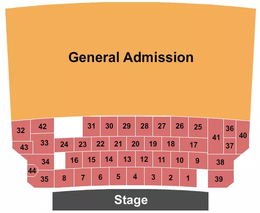 ENDSTAGE 3 Seating Map Seating Chart