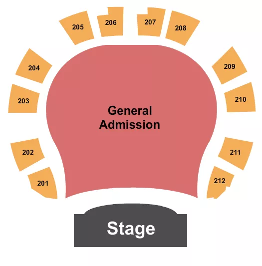 ENDSTAGE GA FLR 2 Seating Map Seating Chart