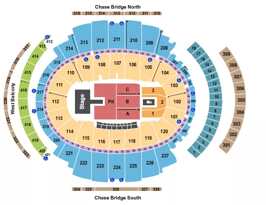 MADISON BEER Seating Map Seating Chart
