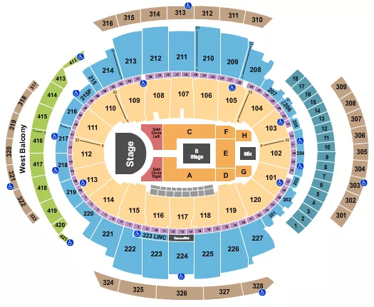ROSALIA Seating Map Seating Chart