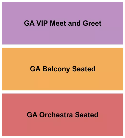 MADISON THEATER COVINGTON GA BY SECTION Seating Map Seating Chart