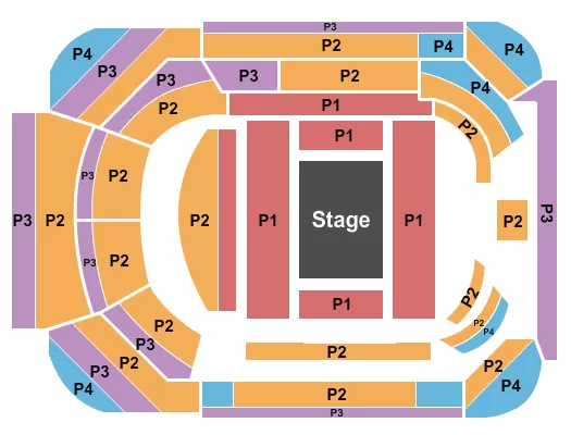 MAGIC MIKE THEATER AT SAHARA HOTEL CASINO MAGIC MIKE LIVE 2 Seating Map Seating Chart