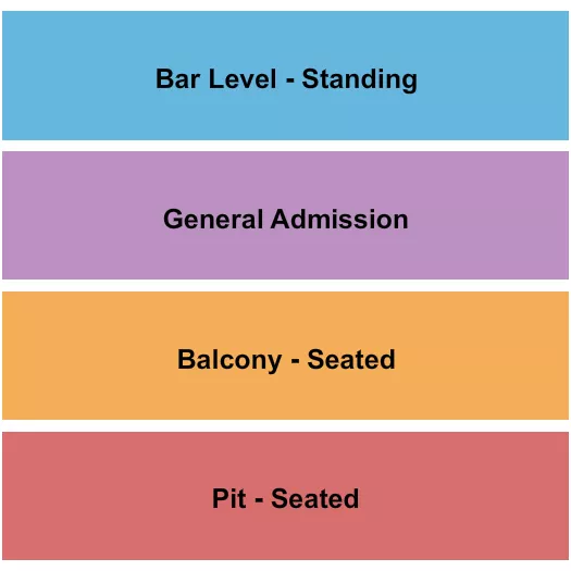 GA PIT BALC SEATED 2 Seating Map Seating Chart