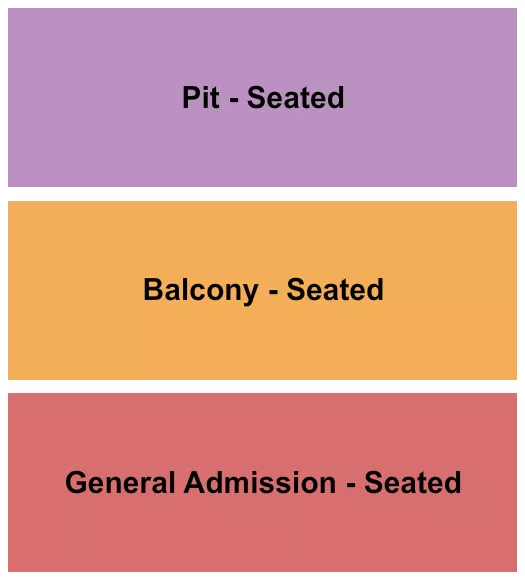GA PIT BALC SEATED Seating Map Seating Chart