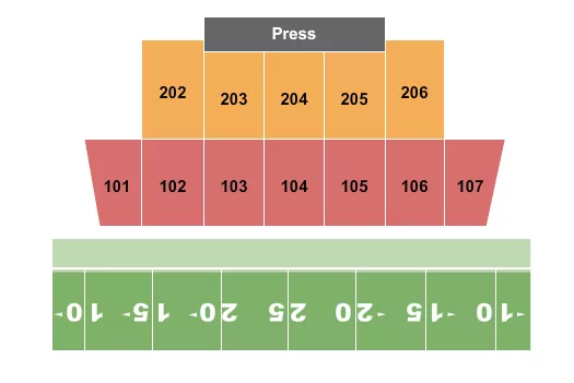 DCI Seating Map Seating Chart