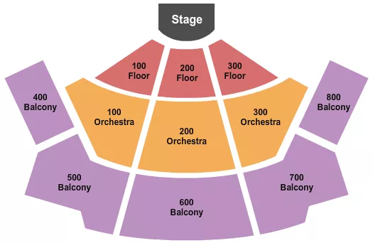 ENDTSTAGE Seating Map Seating Chart