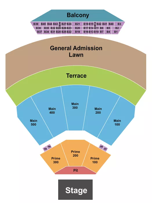 ENDSTAGE BOXES Seating Map Seating Chart