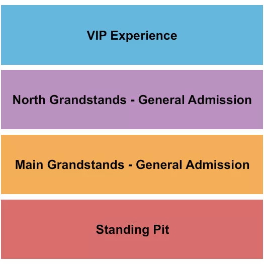 GA PIT VIP Seating Map Seating Chart