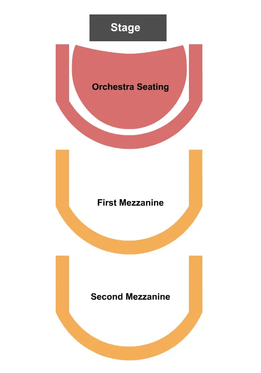 END STAGE Seating Map Seating Chart