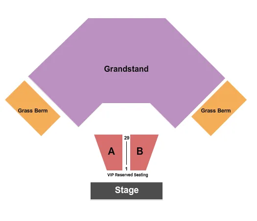 END STAGE Seating Map Seating Chart
