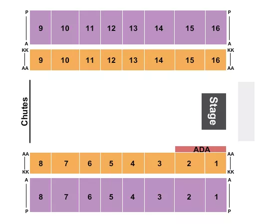 PBR 2 Seating Map Seating Chart