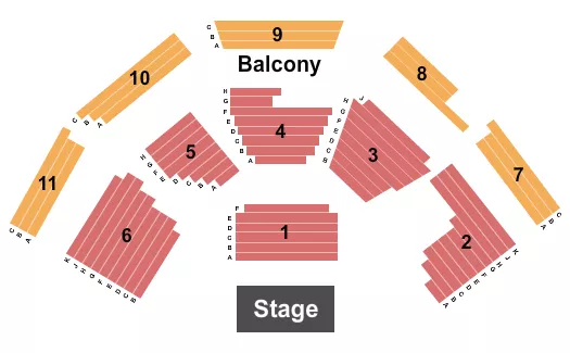 ENDSTAGE Seating Map Seating Chart