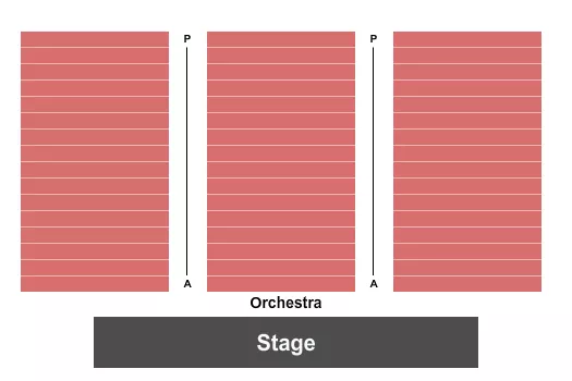 END STAGE Seating Map Seating Chart
