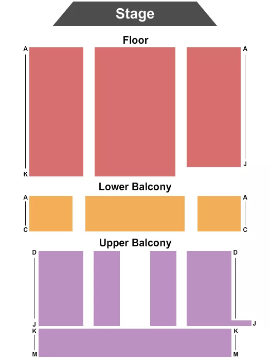 ENDSTAGE 2 Seating Map Seating Chart