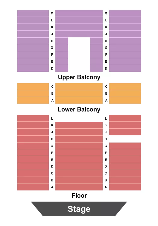 ENDSTAGE 3 Seating Map Seating Chart