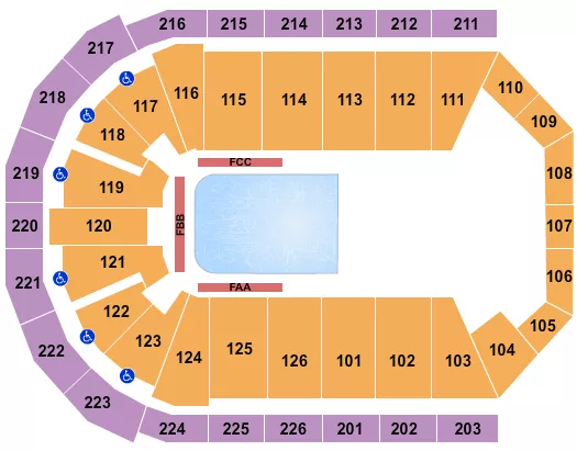 CIRQUE DU SOLEIL CRYSTAL Seating Map Seating Chart