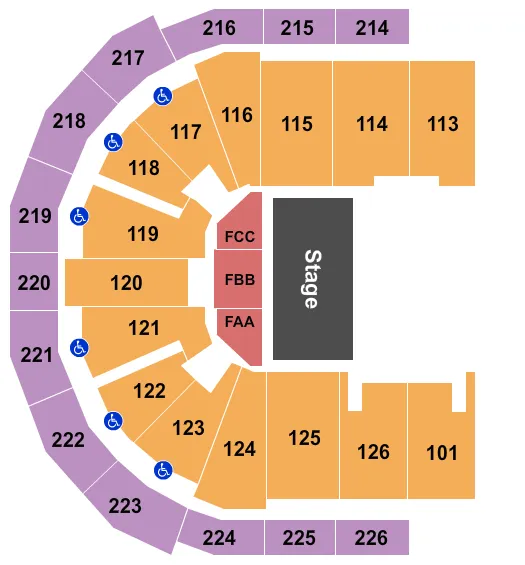 QUARTER HOUSE Seating Map Seating Chart