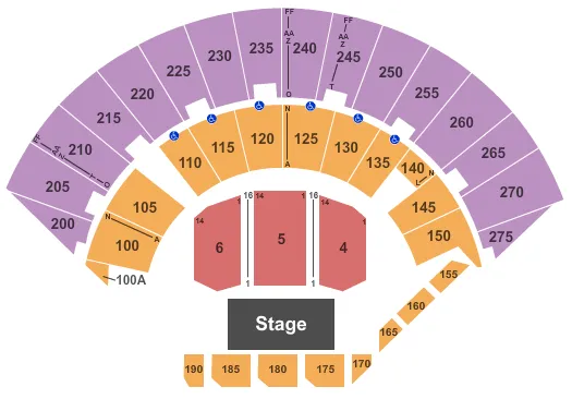 END STAGE 3 Seating Map Seating Chart