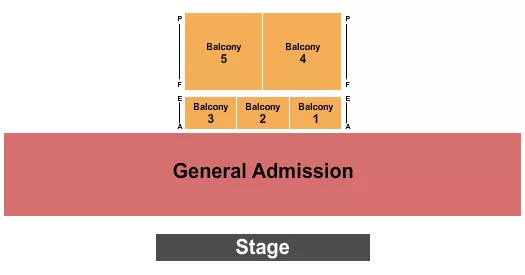 GA BALC 2 Seating Map Seating Chart
