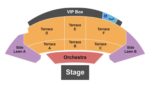 AARON SULLY Seating Map Seating Chart