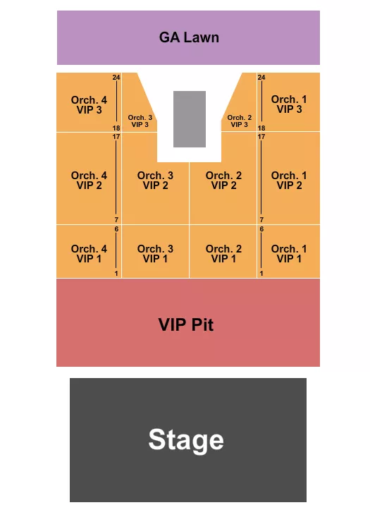 END STAGE 2 Seating Map Seating Chart