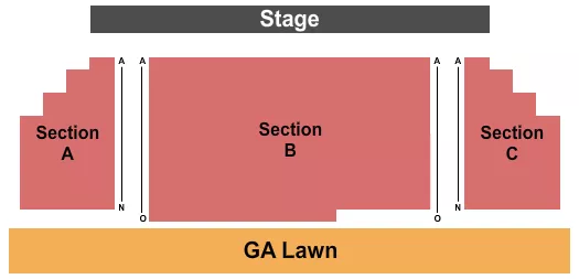 RESERVED GA 3 Seating Map Seating Chart