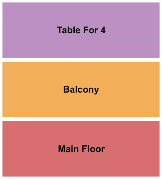 MF BALCONY TABLE Seating Map Seating Chart