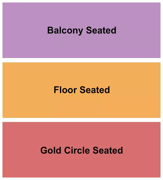 GC FLOOR BALCONY SEATED Seating Map Seating Chart