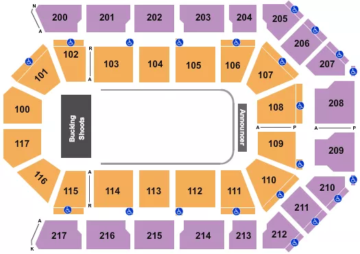 PBR Seating Map Seating Chart